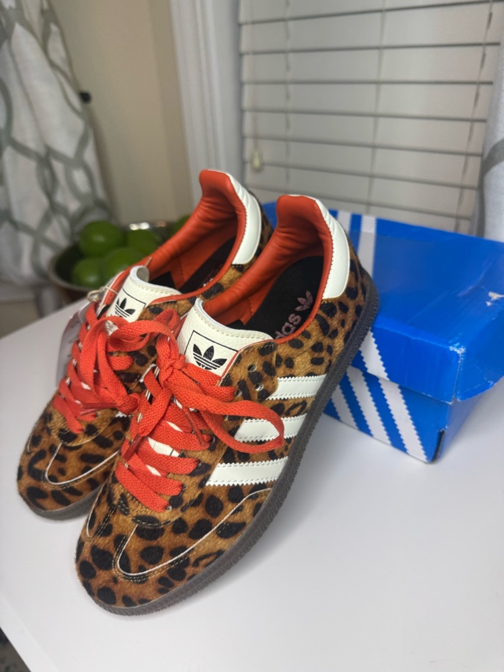 Adidas OG Leopard Print Sneakers *New in Box!*